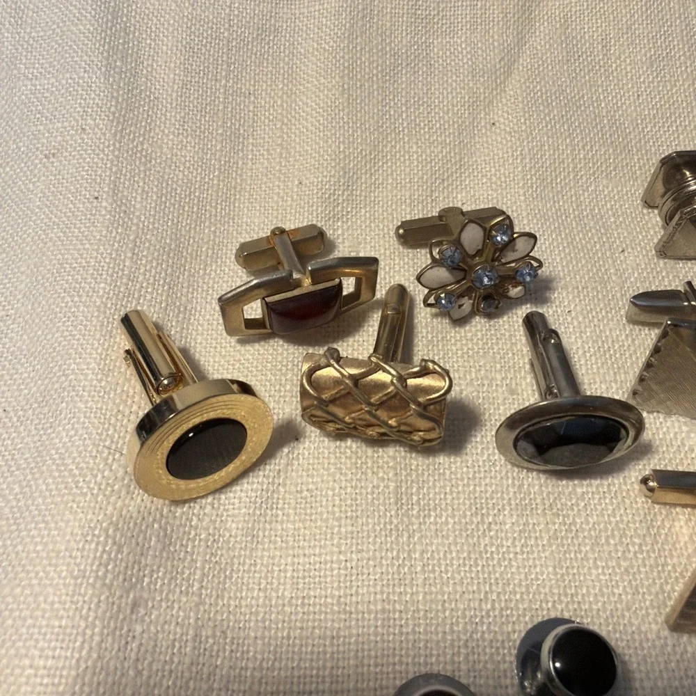 Vtg Cufflinks & Tux Buttons, Mixmatch, Some Pairs